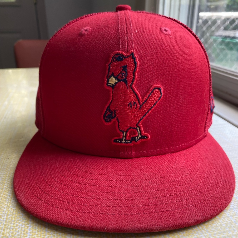 St Louis Cardinals Baseball Hat - New Era MLB Official On Field Hat - Size 7 1/4